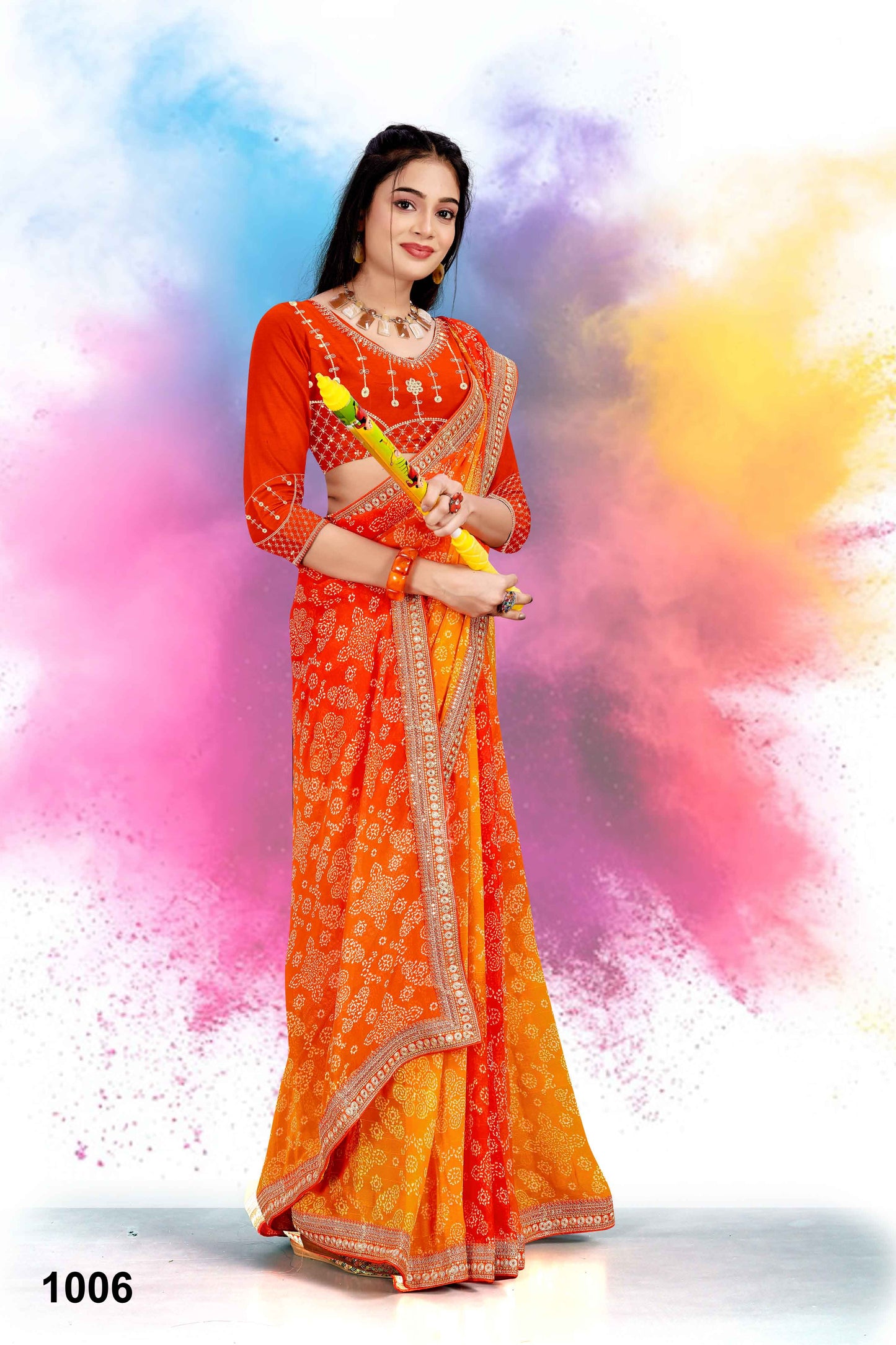 SKU ; RF 2700 RAJ FASHION RAJSTHANI BANDHEJ ROYAL LOOK PREMIUM SAREE