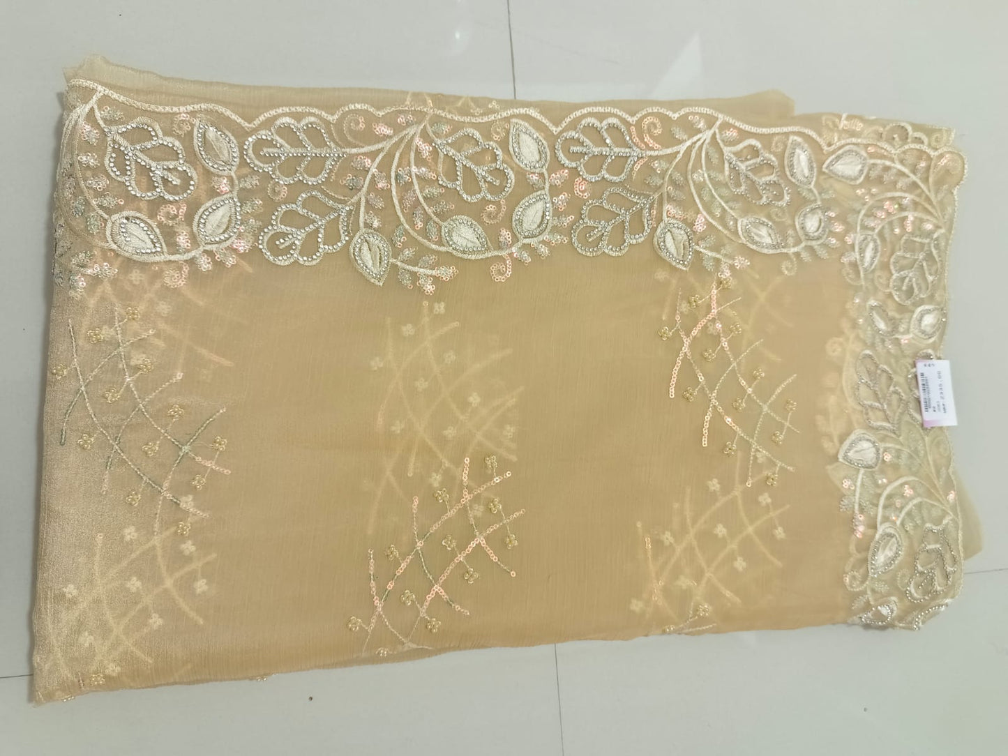 SKU ;RF50 RAJ FASHION YELLOW SPECIAL HALDI CEREMONY CHIFFON SAREE