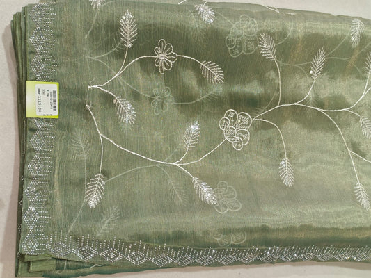 SKU ; RF 119 RAJ FASHION NEW PATTAN JIMMY CHHO SEQUENCE SAREE PREMIUM