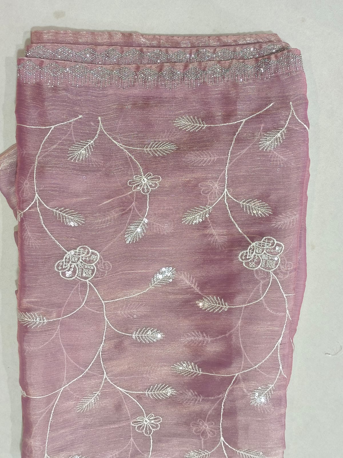 SKU ; RF 119 RAJ FASHION NEW PATTAN JIMMY CHHO SEQUENCE SAREE PREMIUM