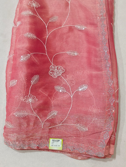 SKU ; RF 119 RAJ FASHION NEW PATTAN JIMMY CHHO SEQUENCE SAREE PREMIUM