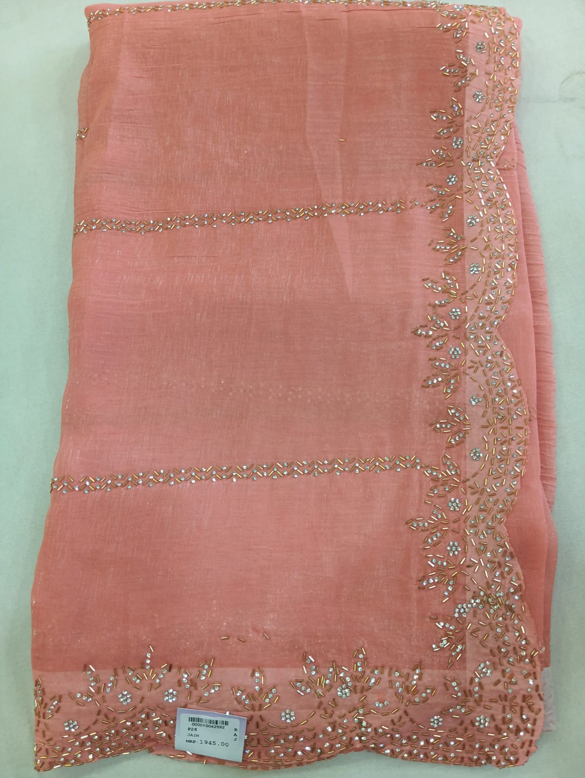 SKU ; RF 169 RAJ FASHION GEORGETTE CHIMAR SPECAIL HANDMADE WEDDING CEREMONY
