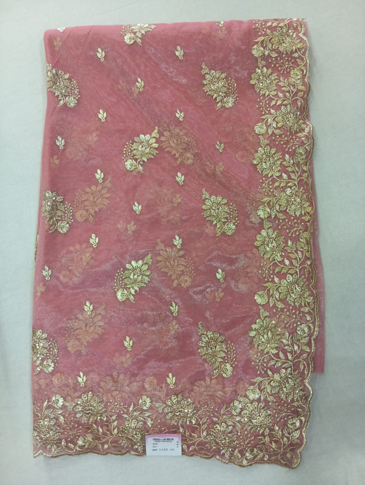 SKU ; RF221  RAJ FASHION  GOLDAN JARI WORK NEW ORGANZA SAREE PREMIUM