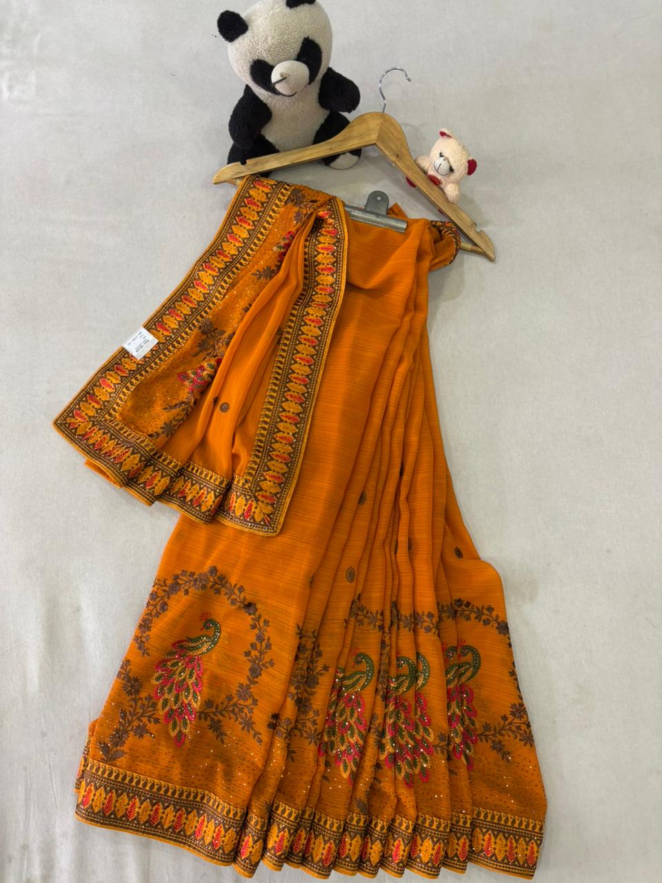 SKU; RF292 RAJ FASHION SPECIAL ENGAGEMET COLLECTION PREMIUM SAREE