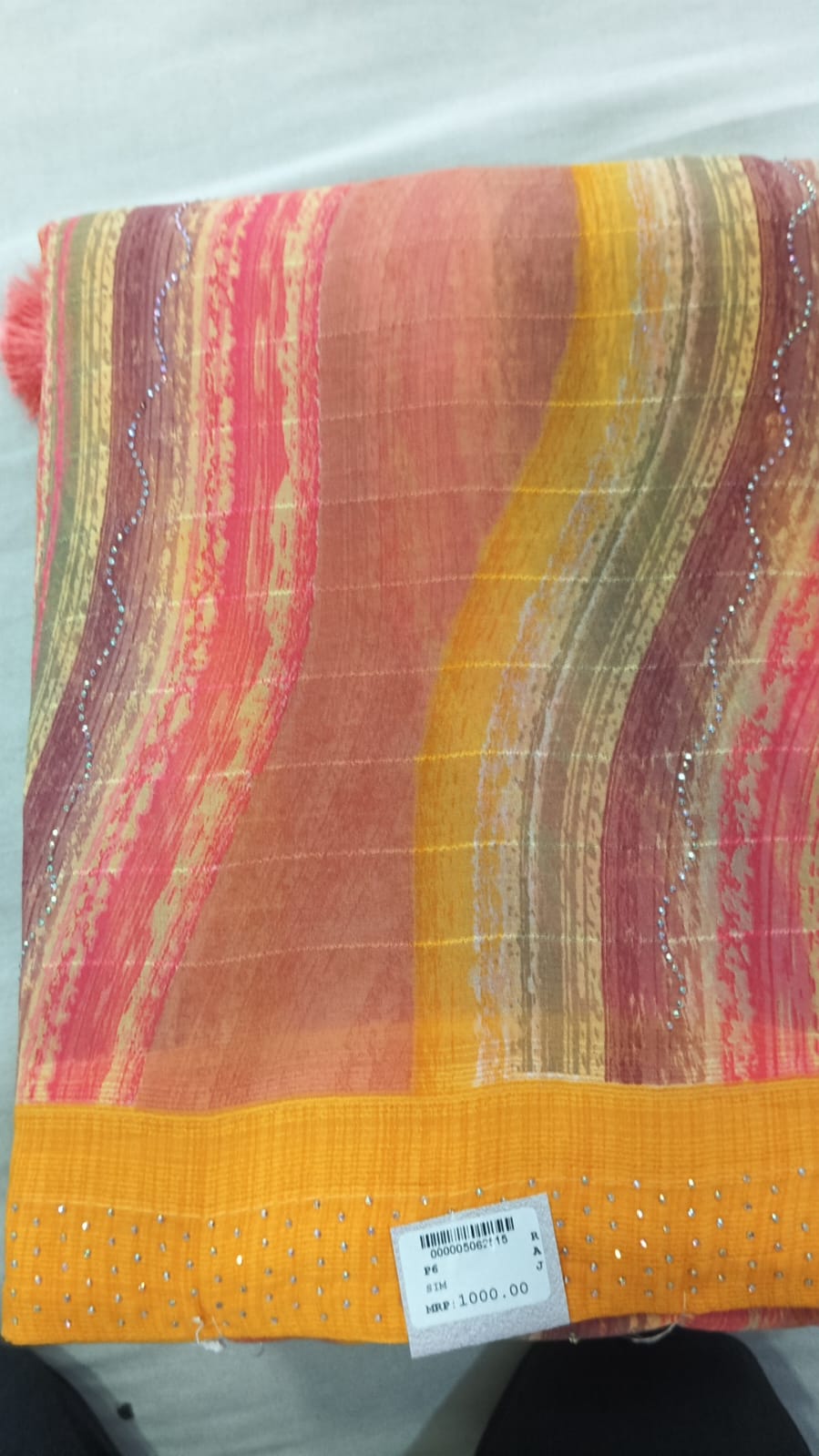 SKU; RF384 RAJ FASHION CHIFFON SAREE LEHARIYA STYLE
