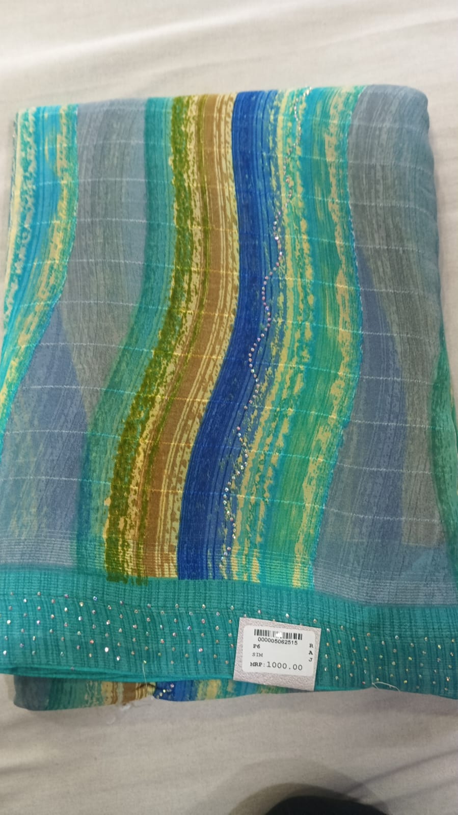SKU; RF384 RAJ FASHION CHIFFON SAREE LEHARIYA STYLE