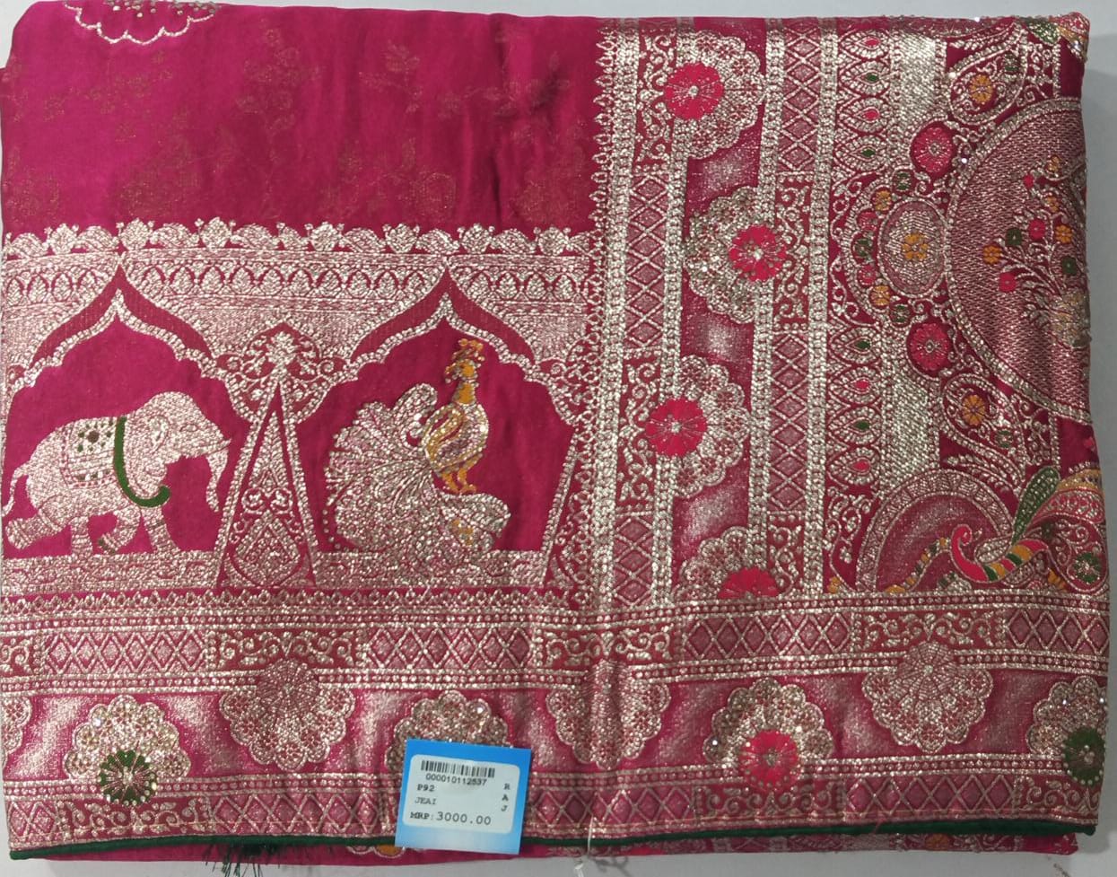 SKU; RF2 RAJ FASHION PURE BANARASI SILK PREMIUUM COLLCTION