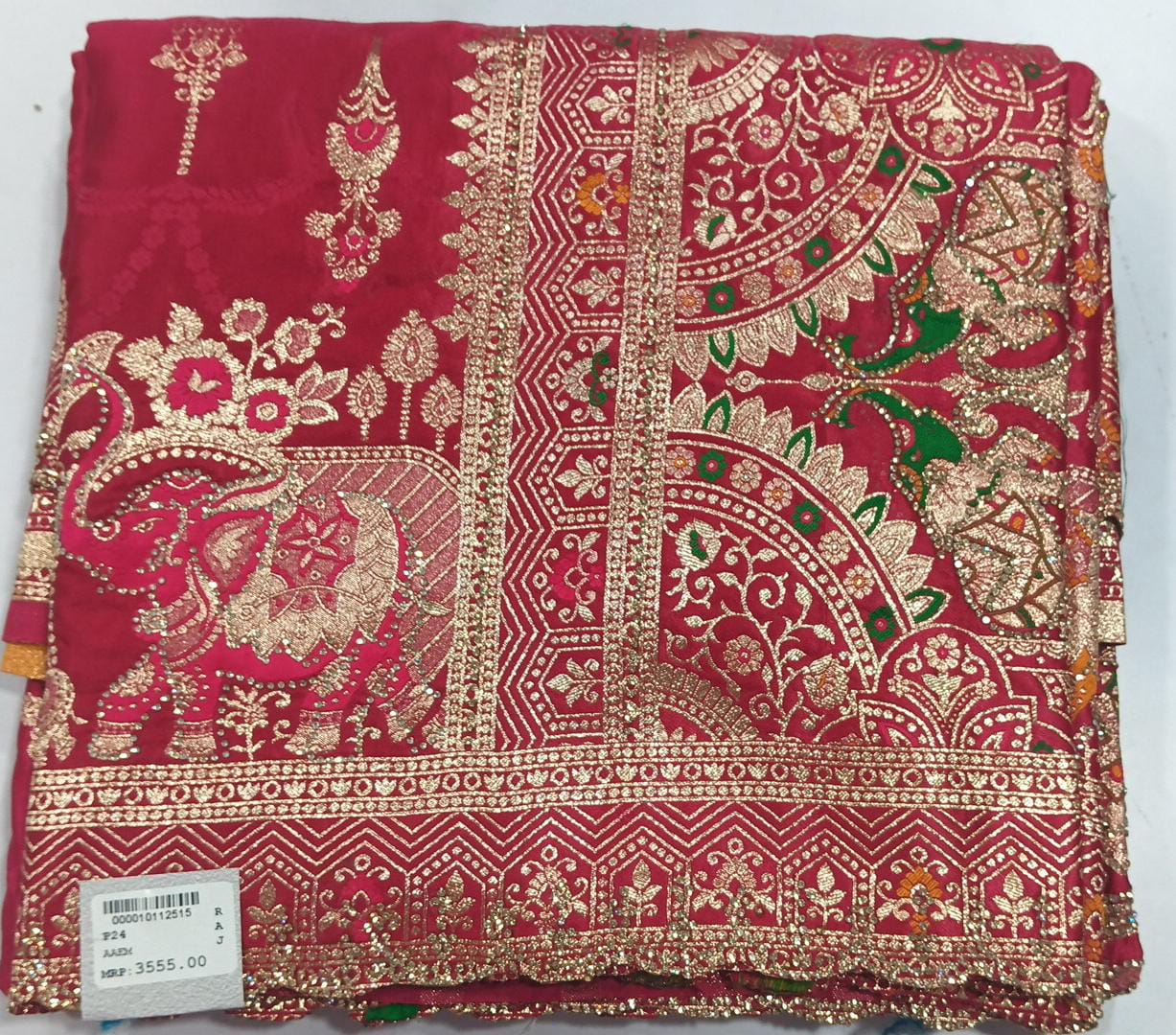 SKU; RF26 RAJ FASHION NEW CUT BORDER SILK SAREE