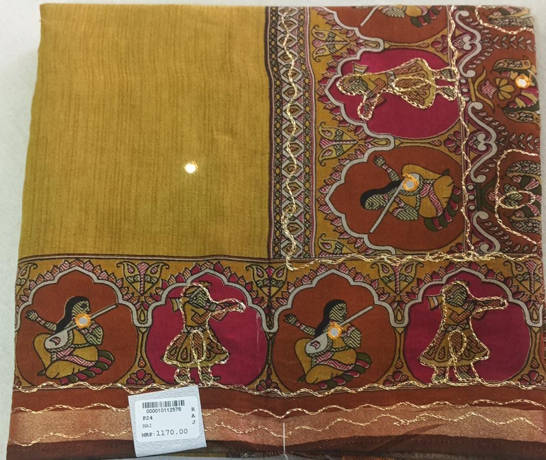 SKU; RF46 RAJ FASHION TRENDING SAREE MAL COTTAN