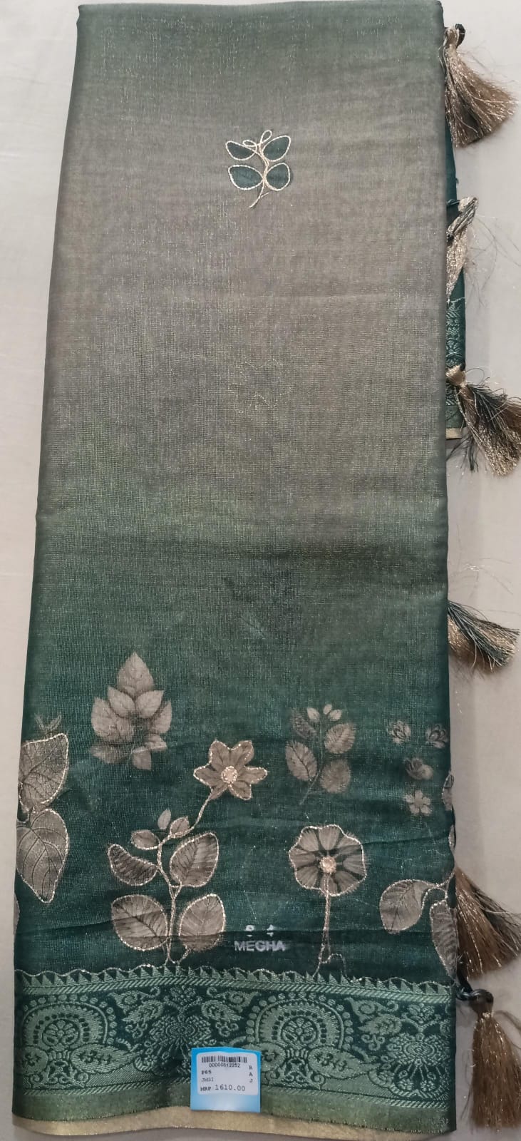 SKU; RF50 RAJ FASHION ORGENZA DIGITAL PRINT SAREE