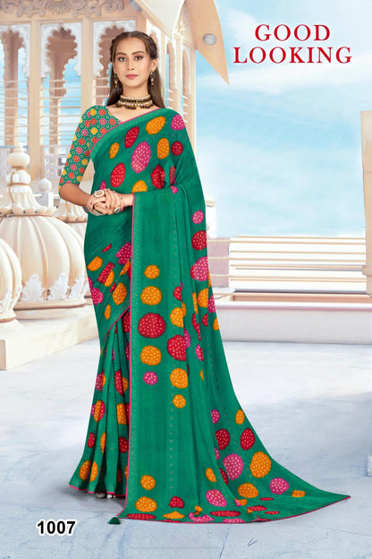 SKU ; RF 2600 RAJ FASHION RAJSTHANI ROYAL PRINT BANDHANI SAREE