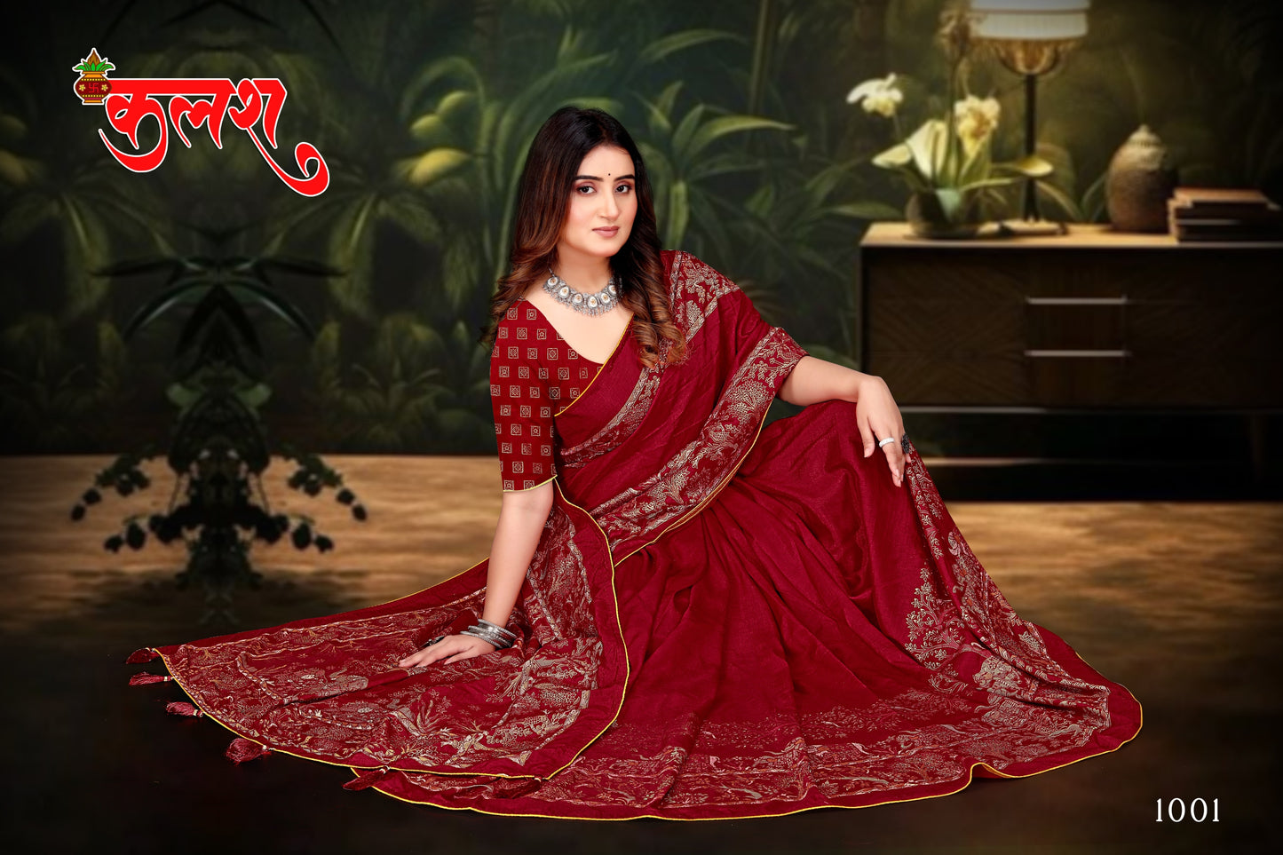 SKU ; RF 2100 RAJ FASHION SILK SAREE JARI WORK PERMIUM SAREE