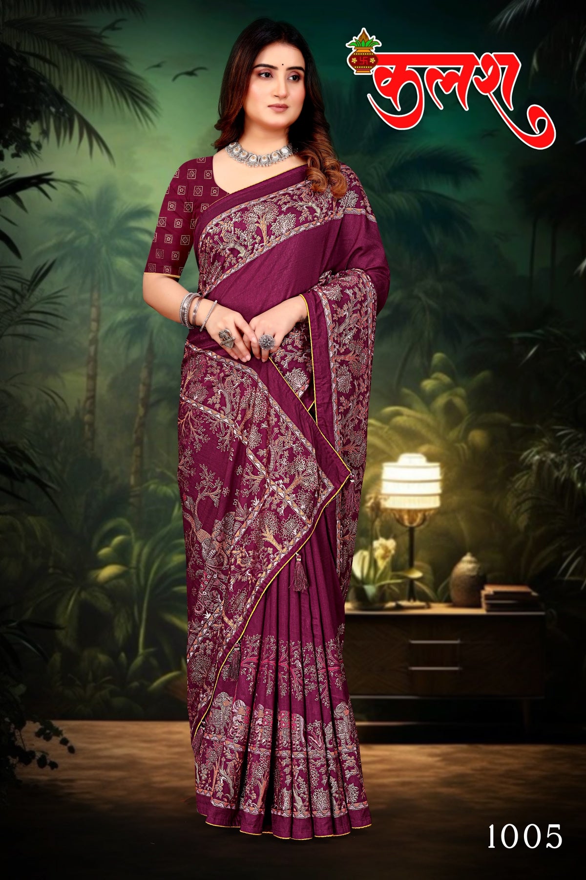 SKU ; RF 2100 RAJ FASHION SILK SAREE JARI WORK PERMIUM SAREE