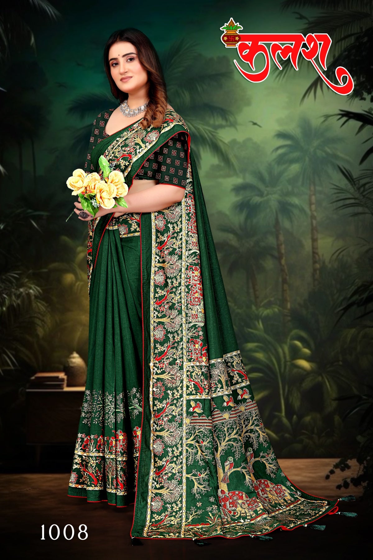 SKU ; RF 2100 RAJ FASHION SILK SAREE JARI WORK PERMIUM SAREE