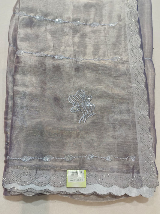SKU ;RF93 RAJ FASHION CUT BORDER TREDDING JIMMY CHHO SAREE