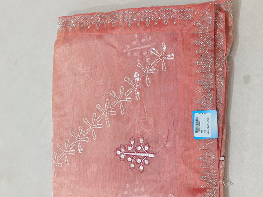 SKU; RF104 RAJ FASHION SEQUENCEWORK JIMMY CHHO SAREE PREMIUM