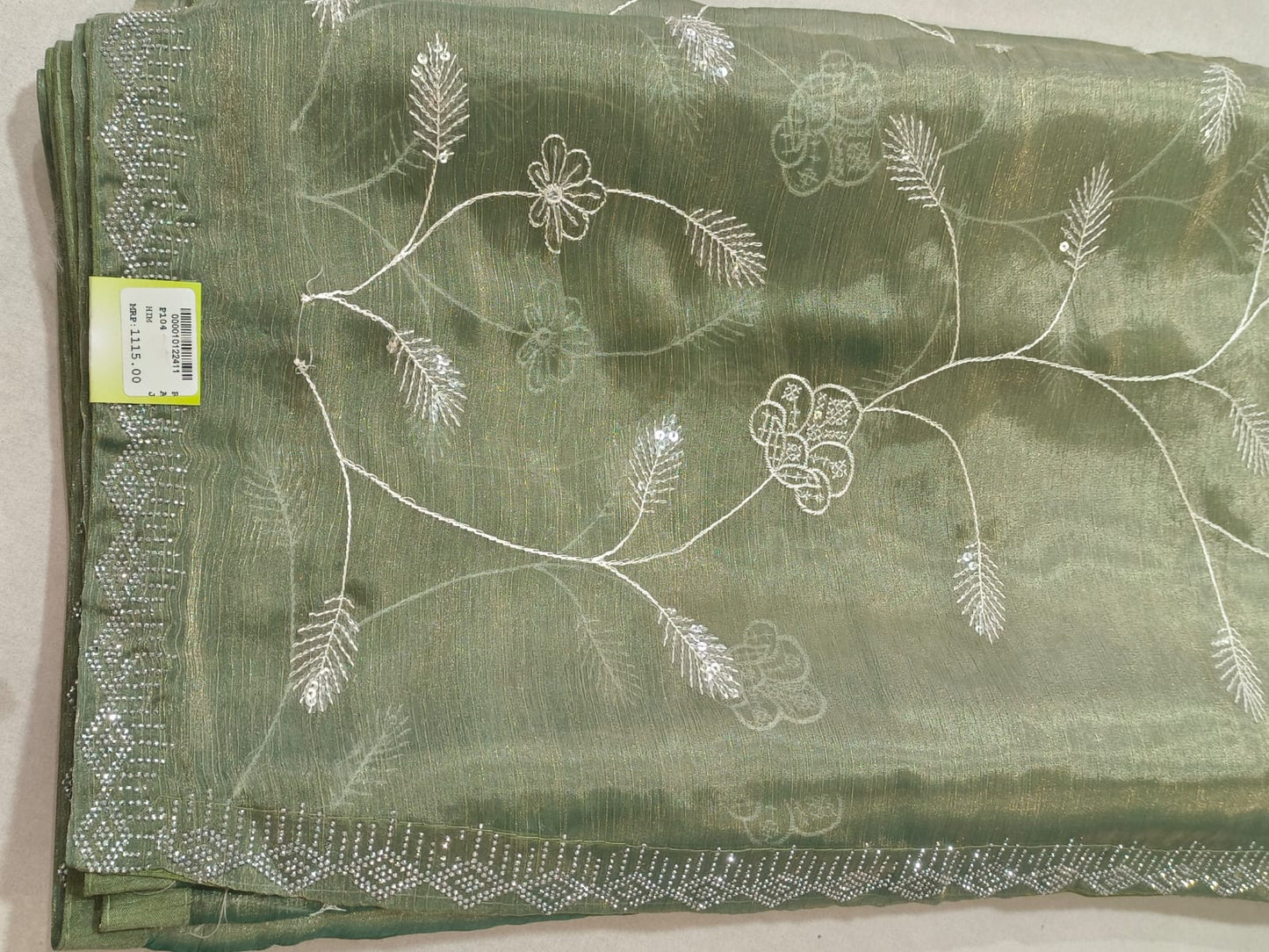 SKU ; RF 119 RAJ FASHION NEW PATTAN JIMMY CHHO SEQUENCE SAREE PREMIUM