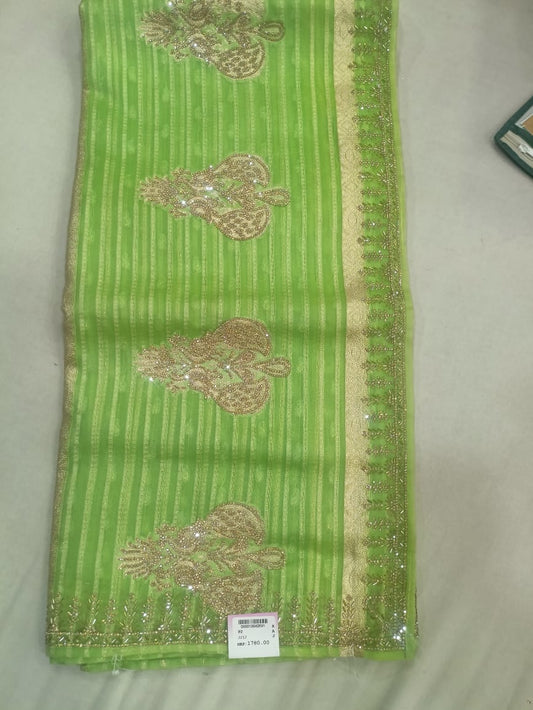 SKU RF 172 RAJ FASHION BRASO STYLE HANDWORK BORDER PALLU BUTTA