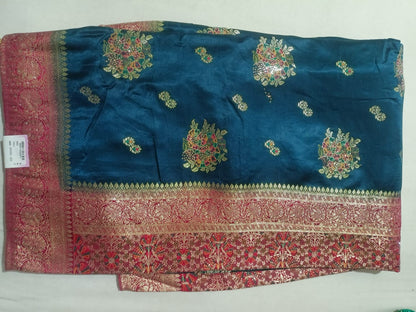 SKU; RF181  RAJ FASHION  PURE SILK BANRASI MODAL NEW FABRIC