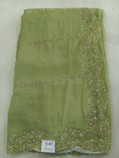 SKU ; RF 169 RAJ FASHION GEORGETTE CHIMAR SPECAIL HANDMADE WEDDING CEREMONY