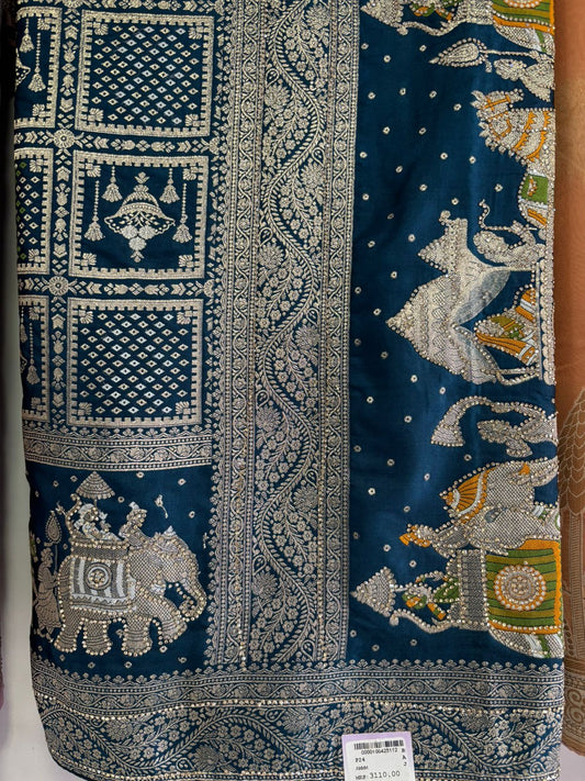 SKU; RF 276 RAJ FASHION HEAVY PALLU PATTOLA KANJIVARAM SPECAIL
