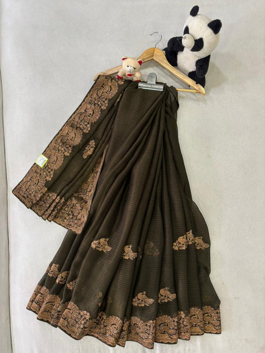 SKU; RF292 RAJ FASHION SPECIAL ENGAGEMET COLLECTION PREMIUM SAREE