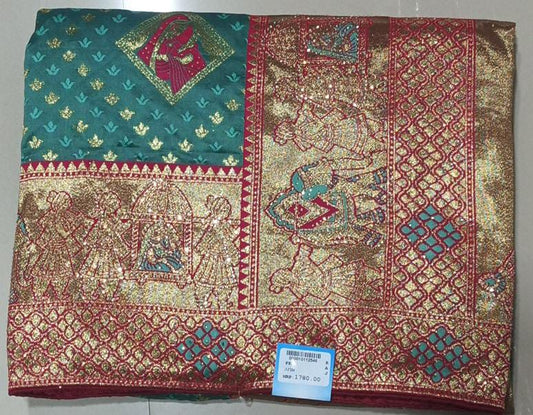 SKU; RF10 RAJ FASHION NEW DESIGNE ORGENZA BANRASI