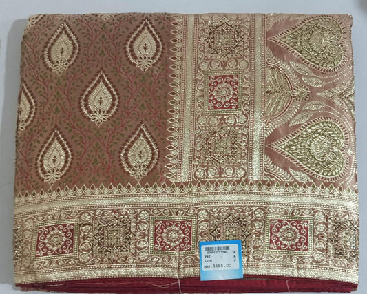 SKU;RF11 RAJ FASHION PURE SILK SAREE MASTRAD COLOUR