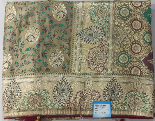 SKU ;RF22 RAJ FASHION PURE BANARASI SOFT SILK SAREE