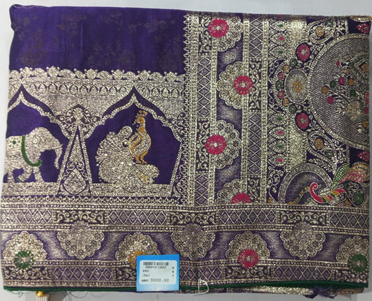 SKU; RF01 RAJ FASHION PURE BANARASI SILK NEW TREND