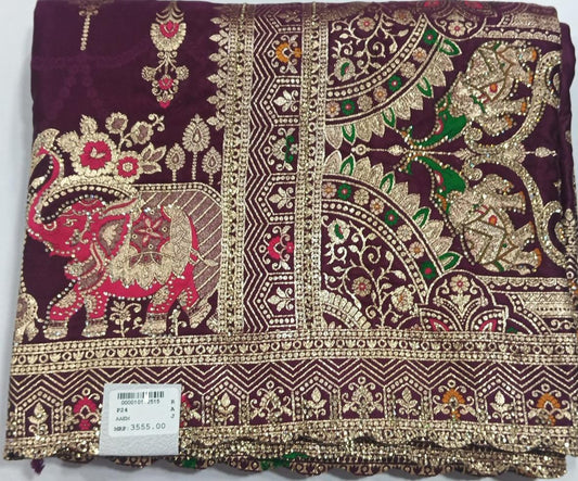 SKU; RF29 RAJ FASHION CUT BORDER SILK SAREE TREDDING