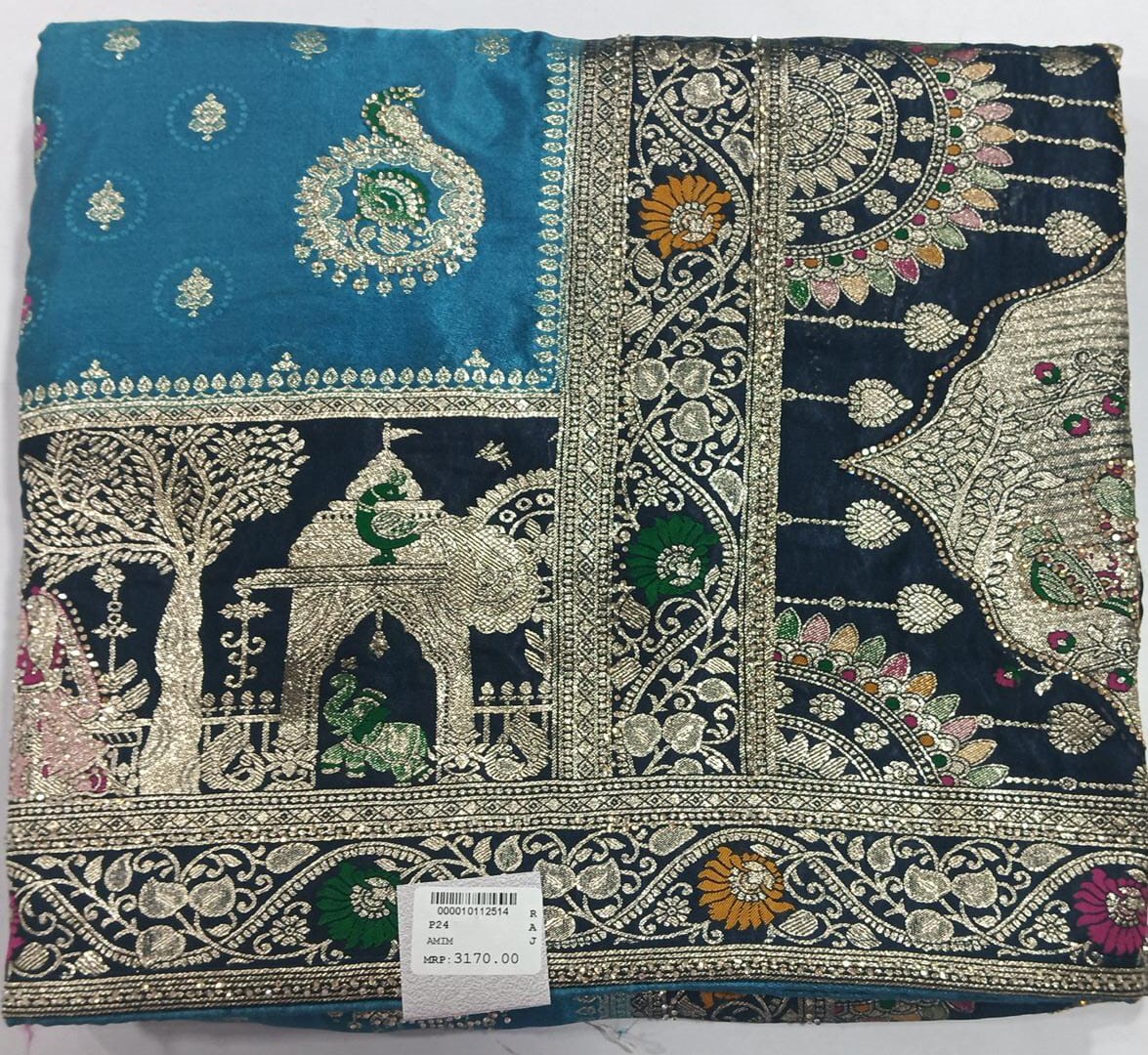 SKU; RF30 RAJ FASHION NEW TRENDING COLLECTION BANARASI SAREE