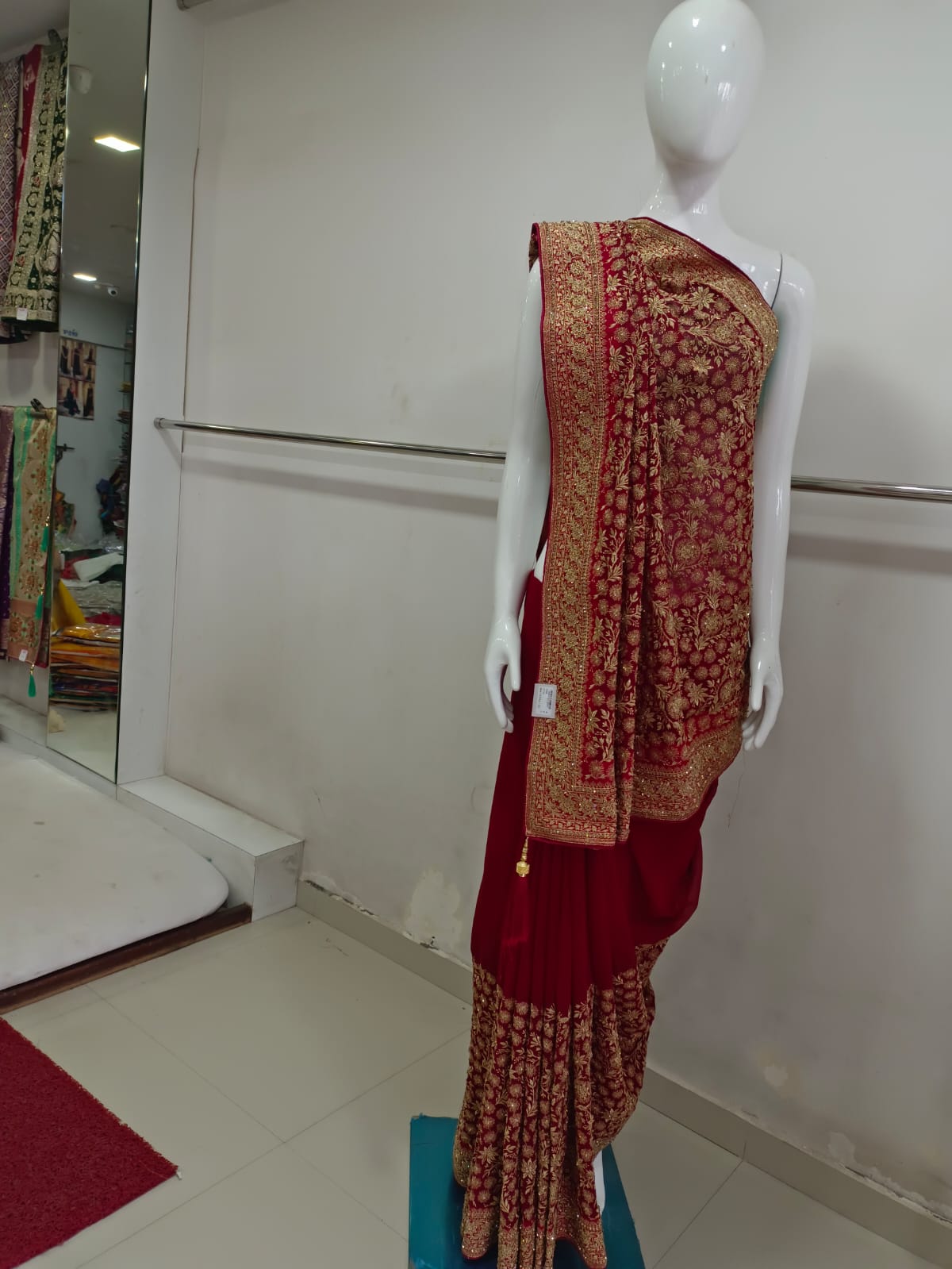 SKU ; RF2872 RAJ FASHION WEDDING SEPECIAL  SAREE TREDDING SAREE
