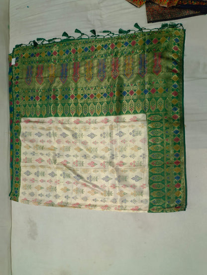 SKU; RF101 RAJ FASHION KALAMKARI PRINT PURE SILK GUJRATI PATTAN SAREE