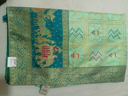 SKU ;RF 160 RAJ FASHION PURE SILK SARTEEN BANARASI SAREE